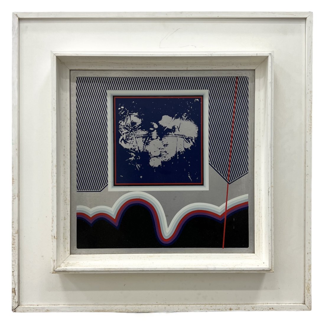 MARIO BENEDETTI (b. 1938, Italy) Mid-Century Modern Abstract Milan (1 of 4)