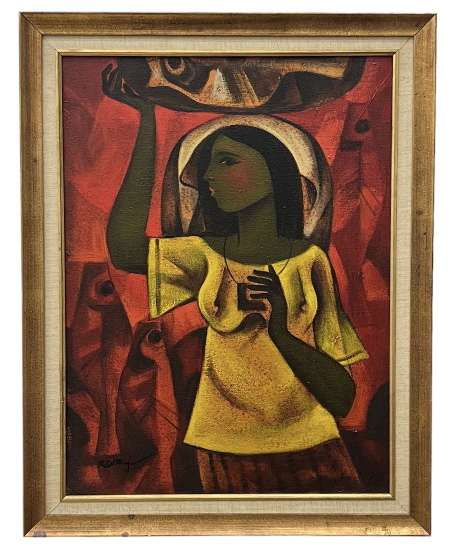 ROGER SAN MIGUEL (b. 1941, Philippines) Cubist (1 of 3)