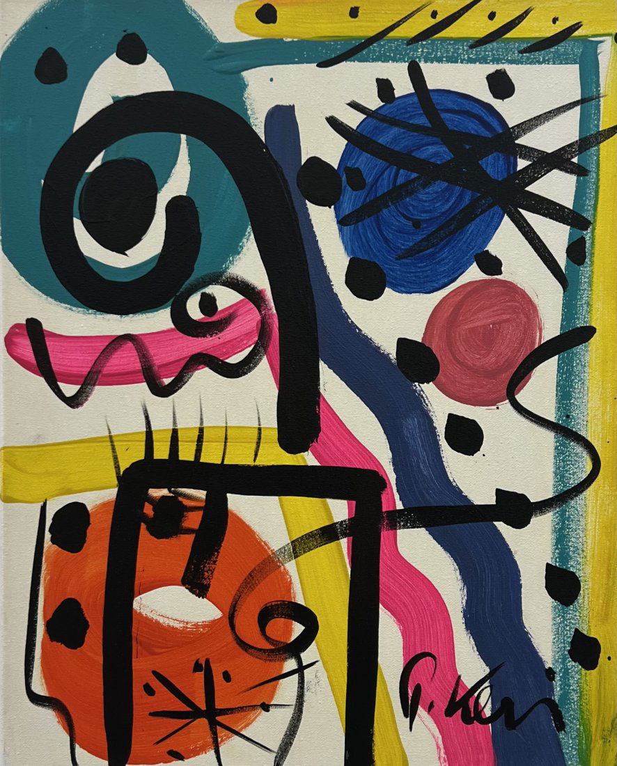 PETER KIEL (B. 1942, Germany) Abstract (1 of 2)