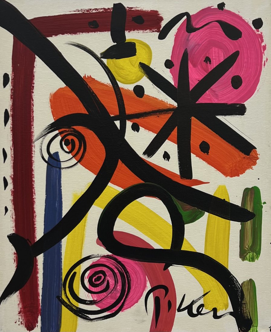 PETER KIEL (B. 1942, Germany) Abstract (1 of 2)