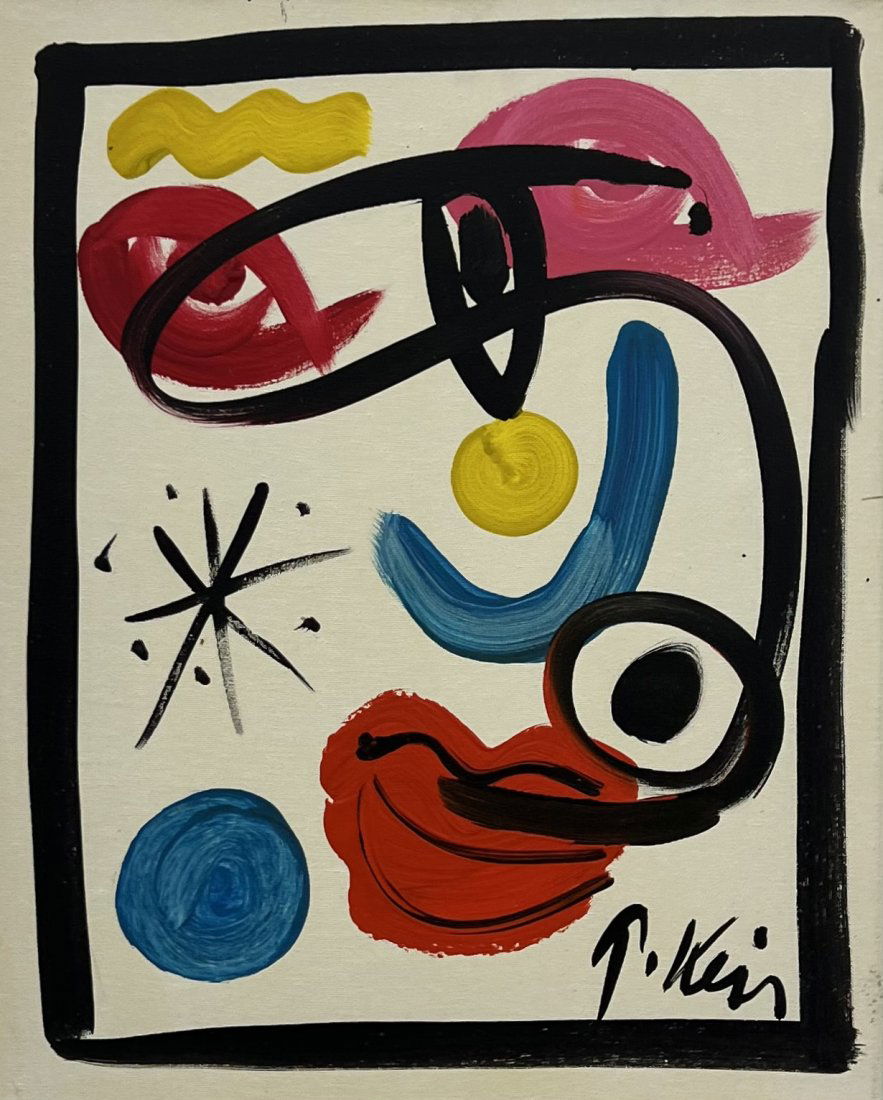 PETER KIEL (B. 1942, Germany) Abstract (1 of 2)