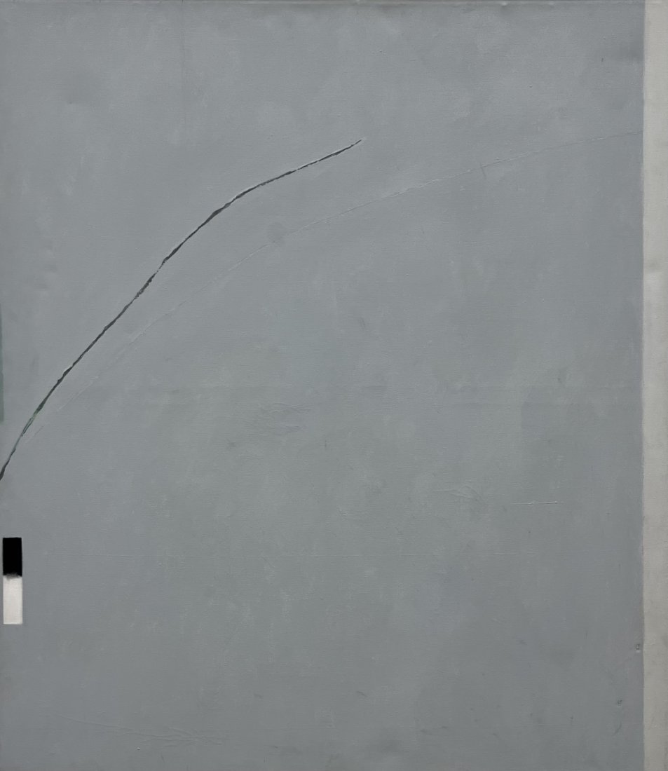 ALICIA SCHMIDT (20th c, American) Large Minimalist Abstract Painting (1 of 4)