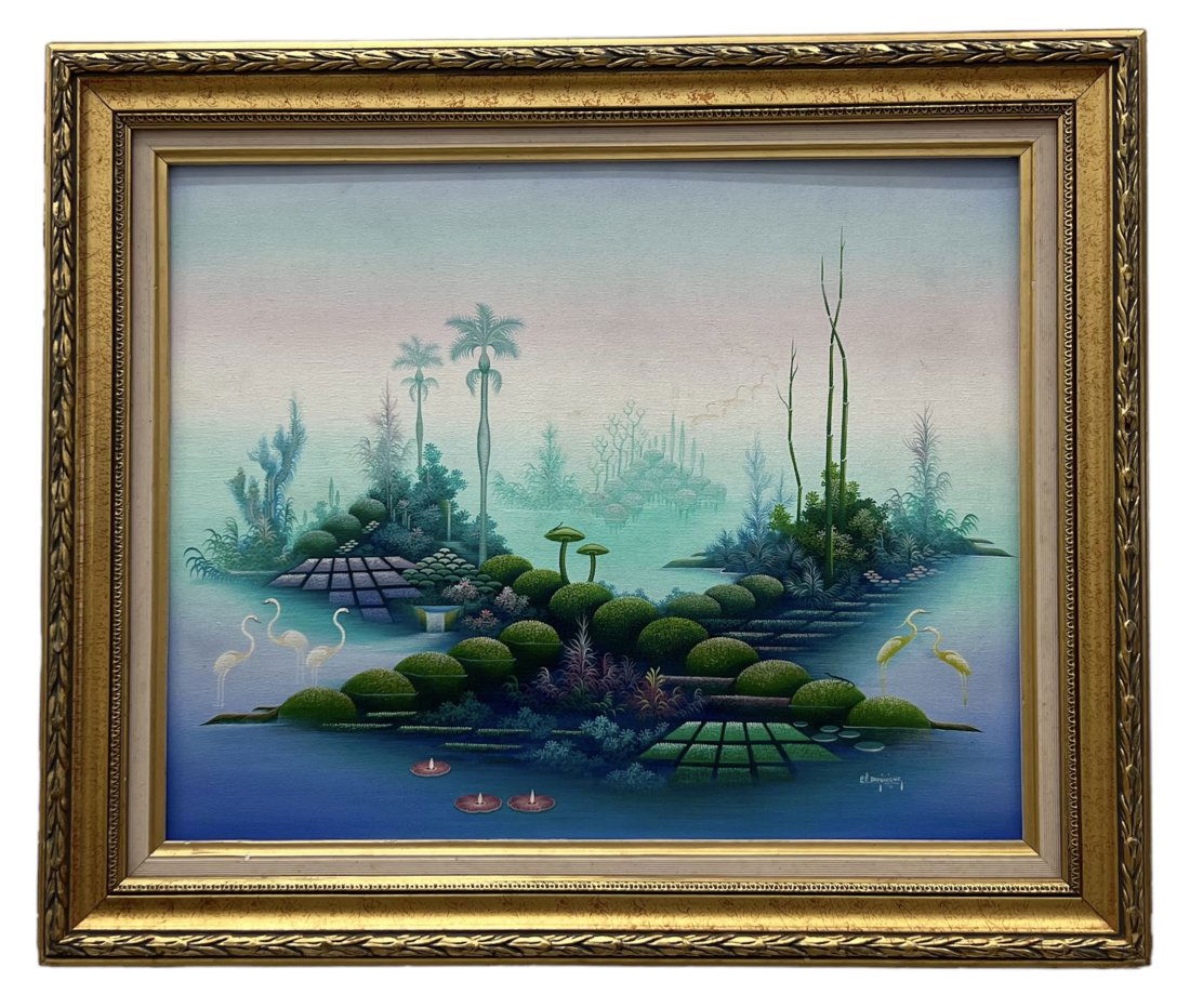 CLAUTAIRE DOMINIQUE (20th c, Haiti) Paradise Island (1 of 4)