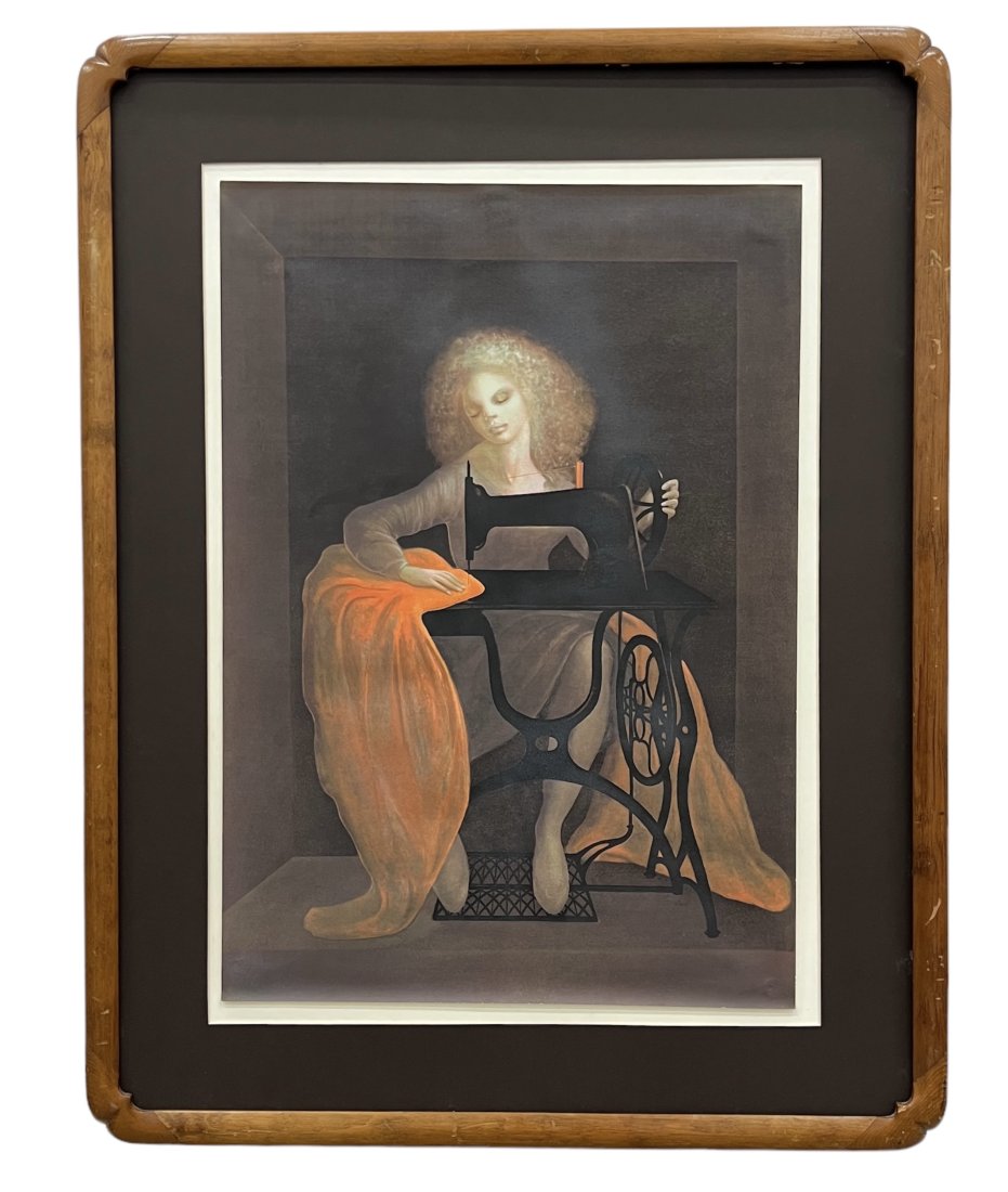 LEONOR FINI (1907-1996, Argentina) La Machine a Coudre (1 of 2)