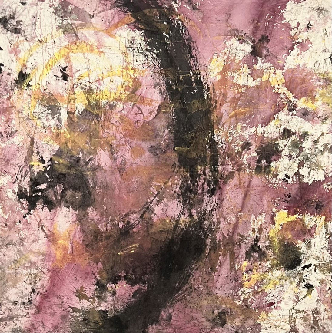 ANGEL SANTIAGO PLATA (b. 1965, Madrid Spain) Large Abstract (1 of 2)