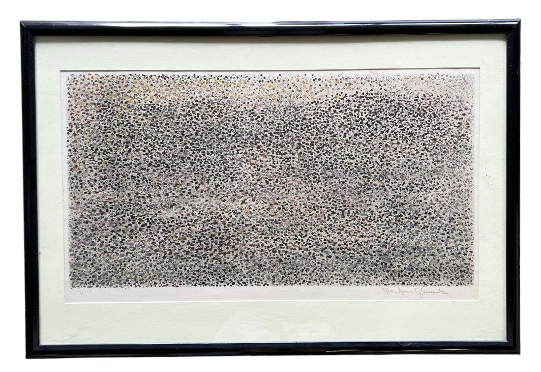 Manfred Schwartz, Pencil Signed Lithograph Abstract (1 of 3)