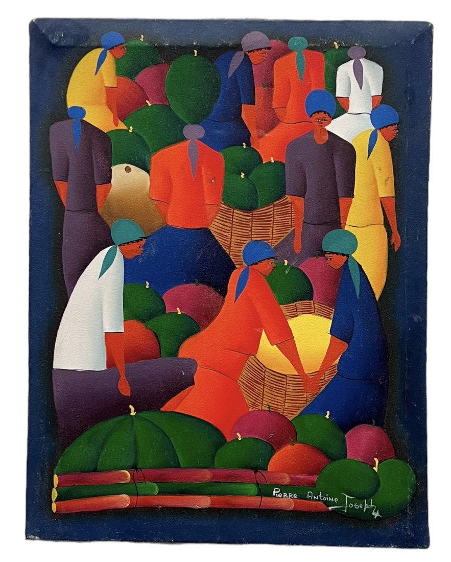 PIERRE ANTOINE JOSEPH (20th c, Haiti) Figures (1 of 3)