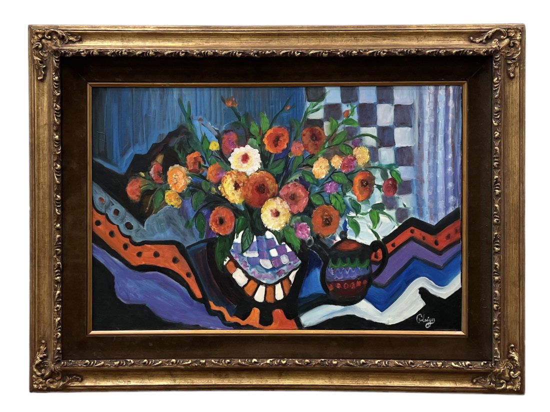 HILDA GLEIZER RINDOM (20th c, Cuban) Still Life (1 of 4)