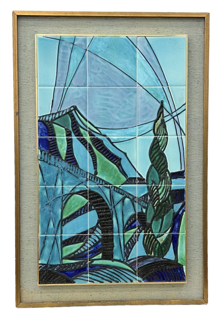 HARRIS G STRONG (1920-2006, American) Mosaic Tile (1 of 3)