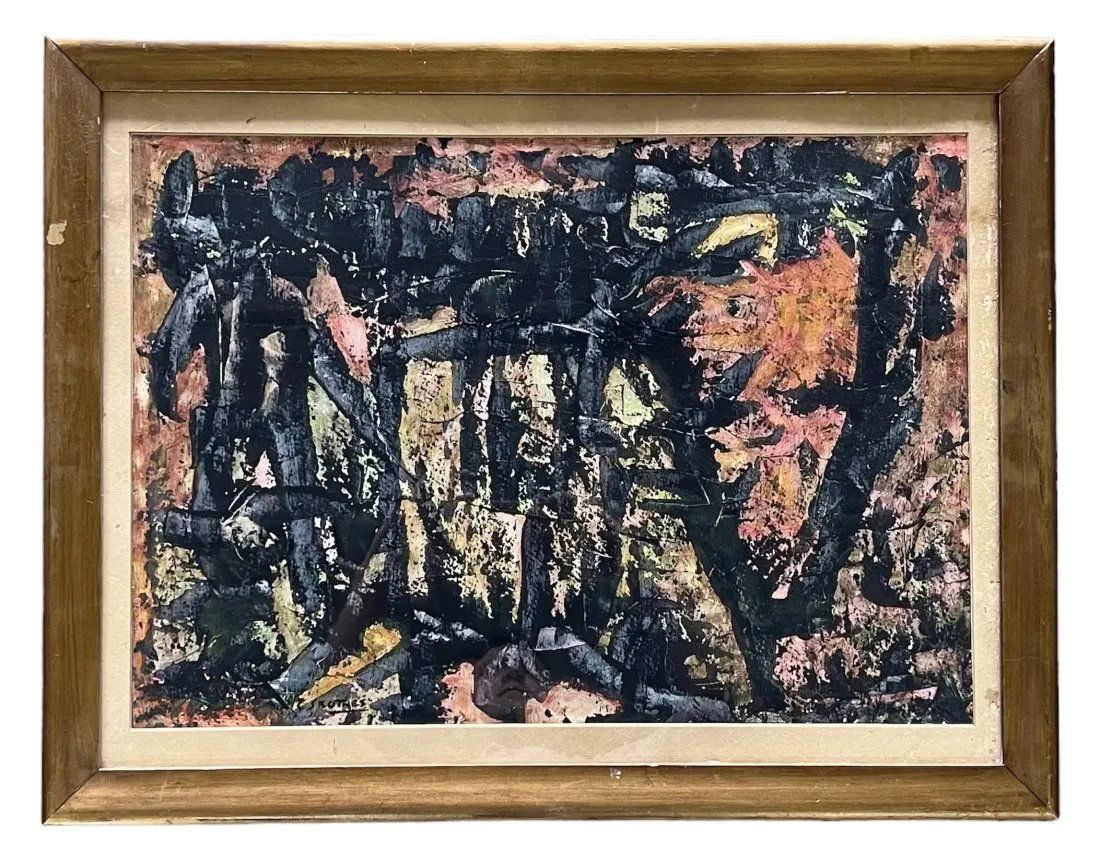 CECIL EDWIN FRANS SKOTNES (1926-2009, South Africa) Abstract (1 of 3)