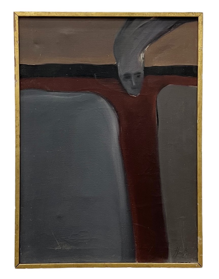 HARRY STERN (20th c, American) Figural Abstract (1 of 3)