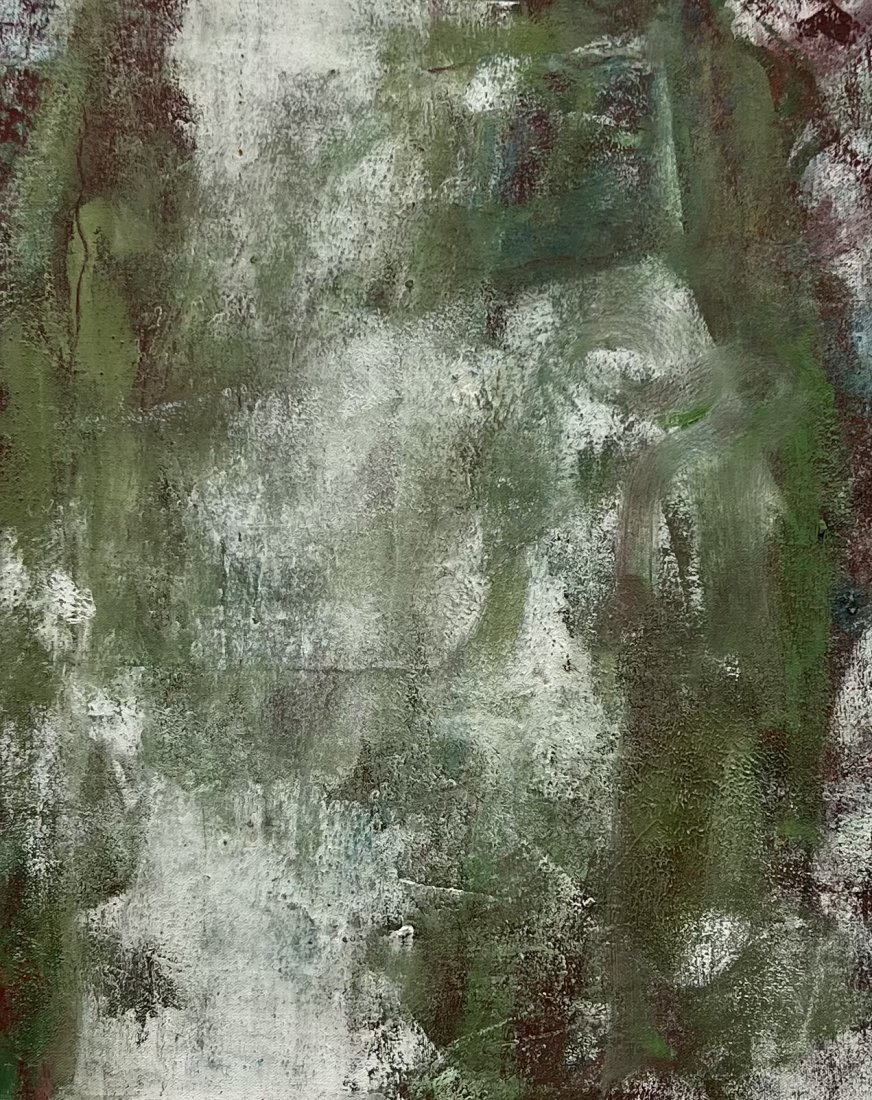 RICHARD SNYDER (20th c, American) Abstract: Oil on canvas 16 x 20 in