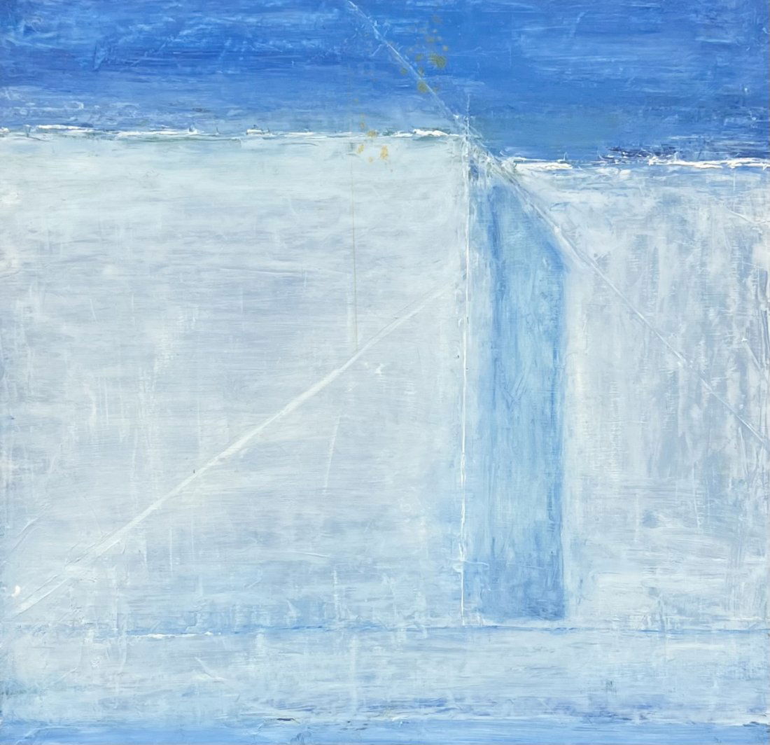 Vintage Abstract Expressionist Painting, Unsigned (1 of 2)