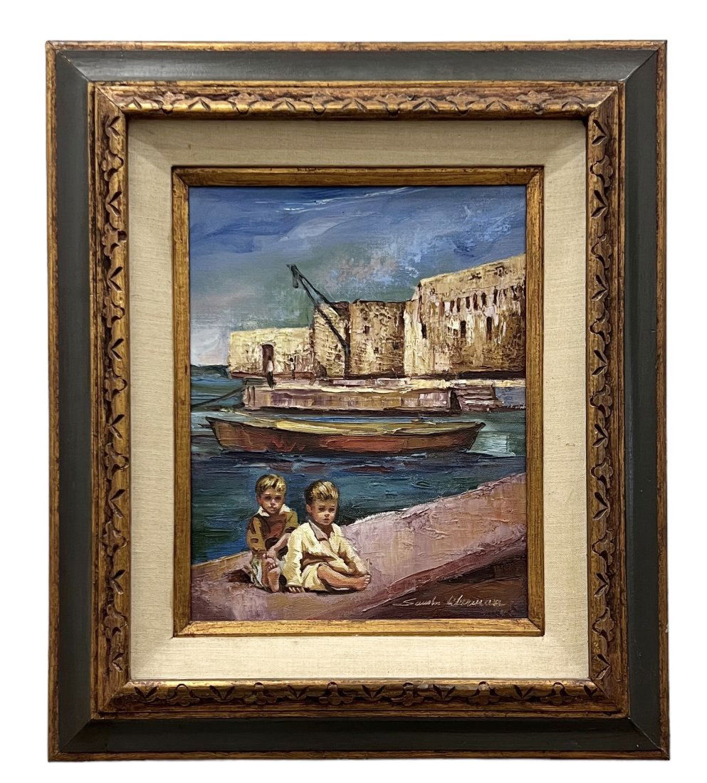 SANDU LIBERMAN Children In Harbor (1 of 4)