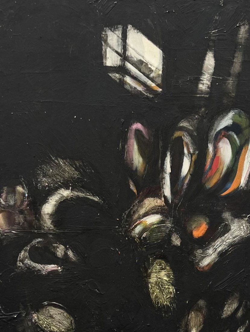 1960's Abstract Painting Signed Verso (1 of 2)