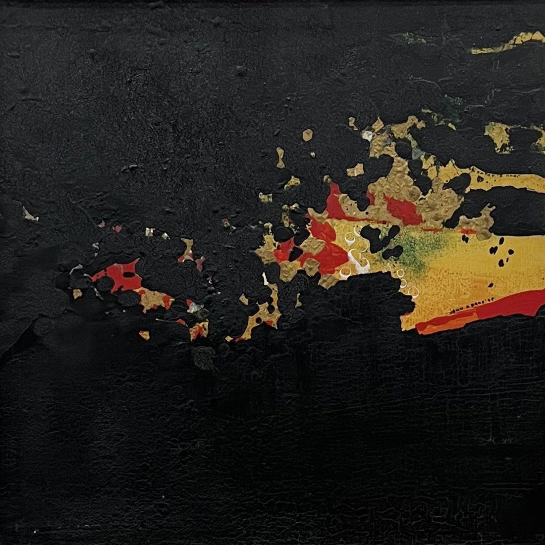 Vintage American Abstract Expressionist Painting, Signed (1 of 4)