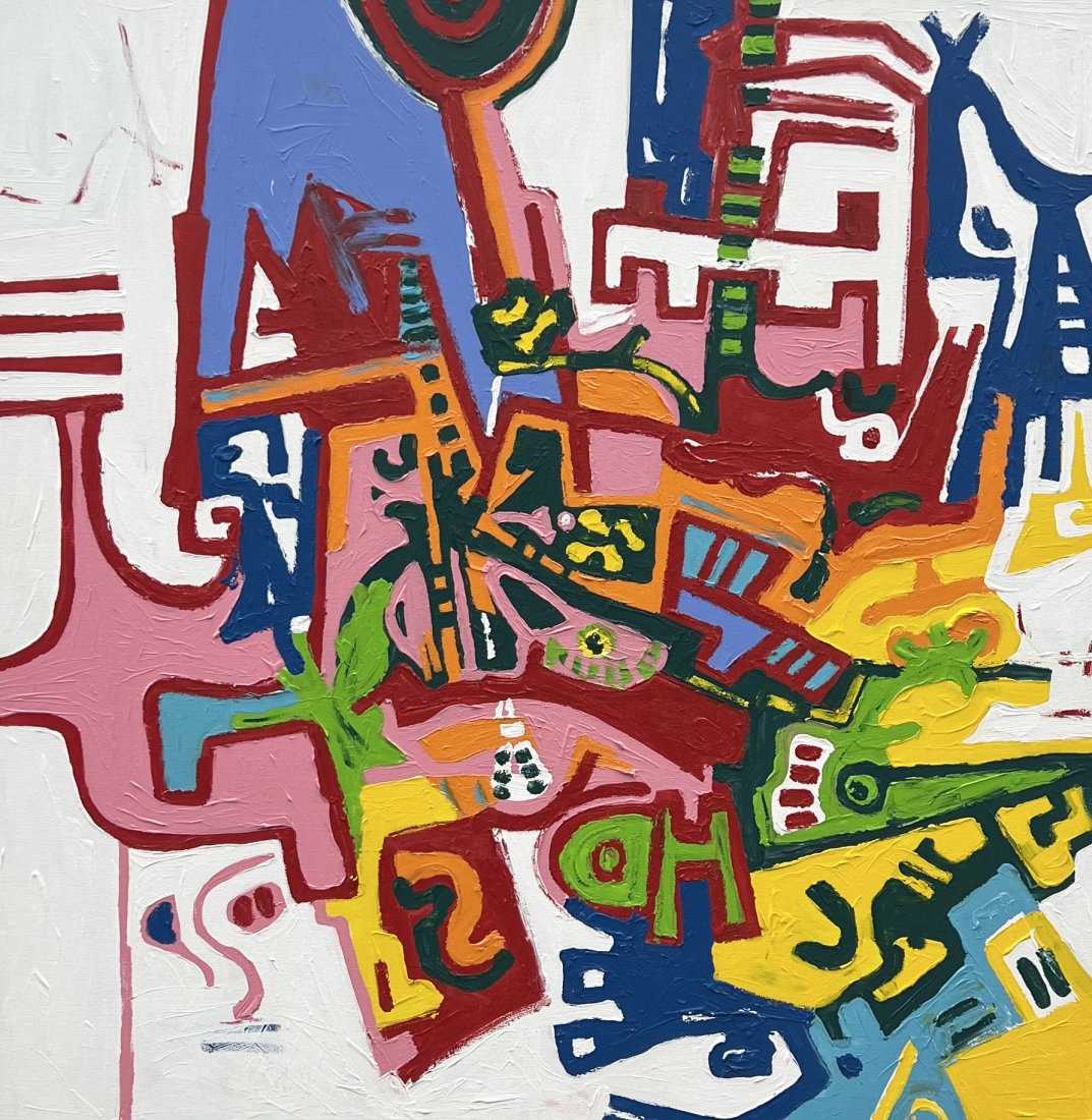 PHYLLIS TRAGER HYMAN (20th c, American) Abstract (1 of 3)