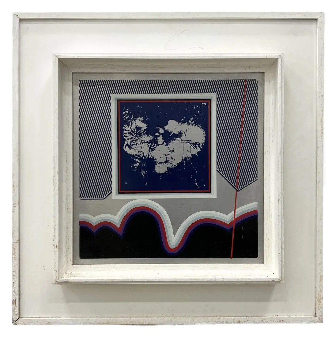 MARIO BENEDETTI (b. 1938, Italy) Mid-Century Modern Abstract Milan (1 of 4)