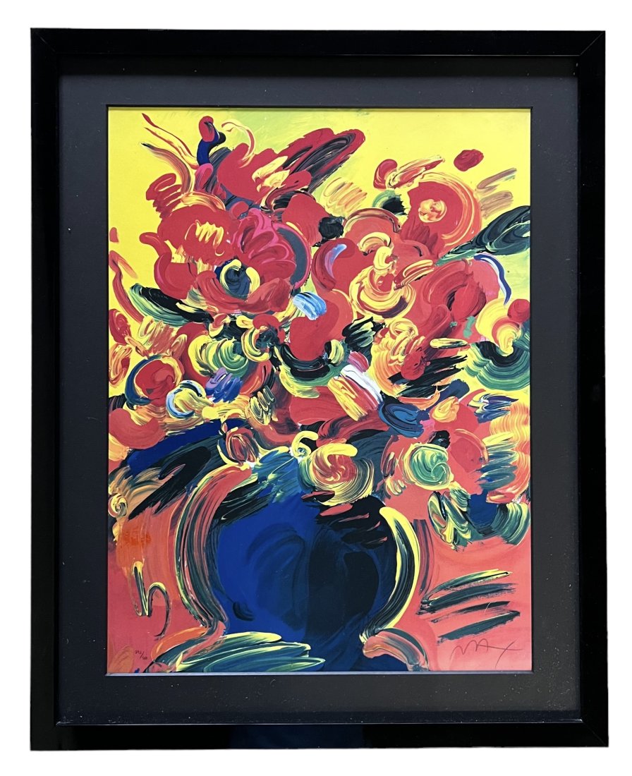 PETER MAX Flowers Signed Limited Edition (1 of 4)