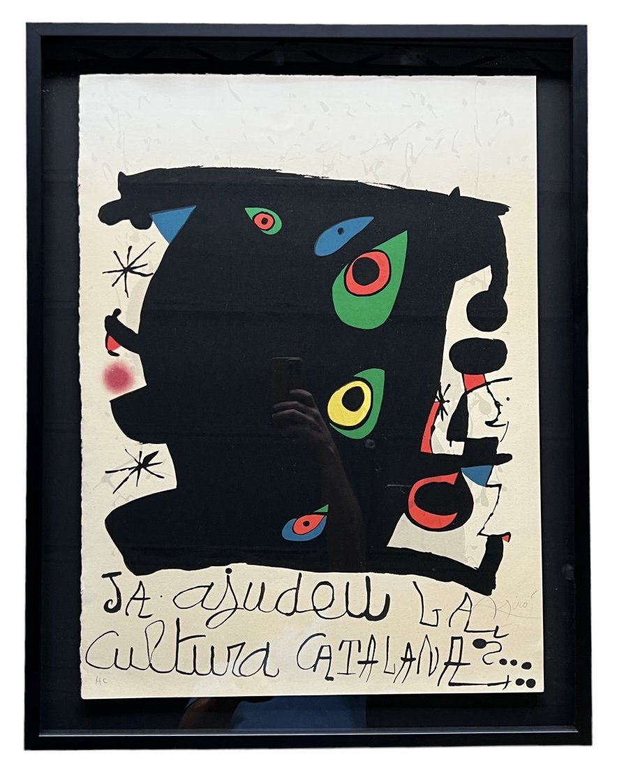 JOAN MIRO Pencil Signed Lithograph (1 of 4)