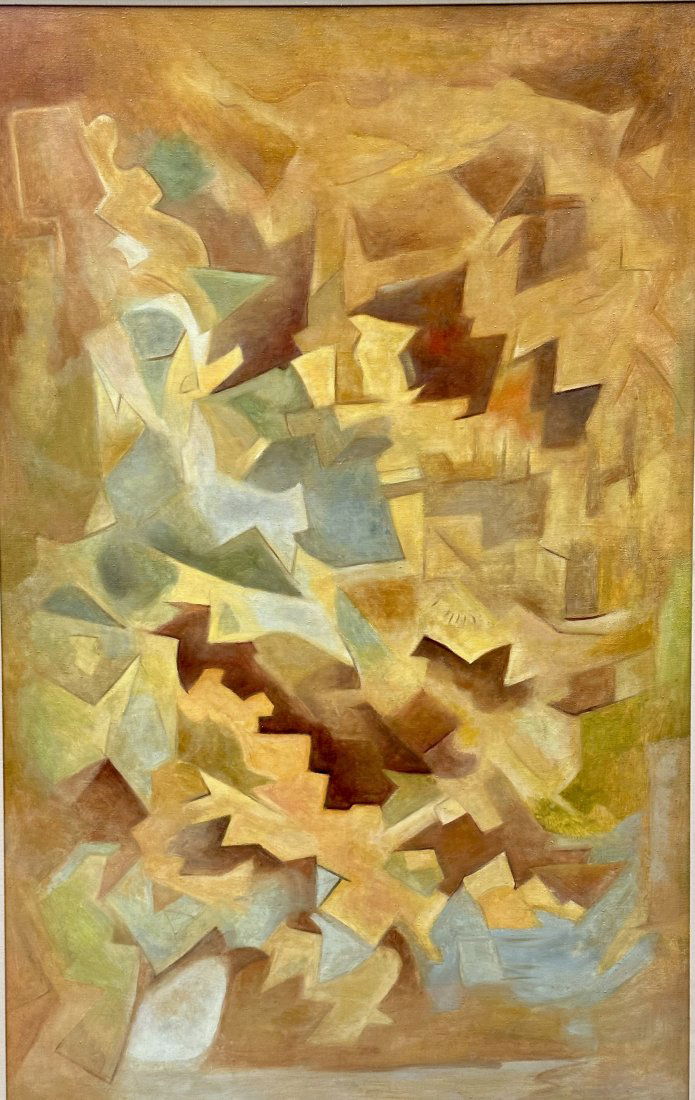 Monumental Constructivist Abstract Painting, Unsigned (1 of 7)