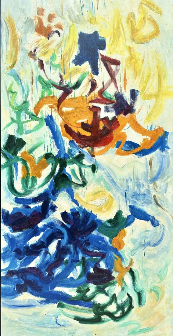 Monumental Abstract Expressionist Painting, Unsigned (1 of 7)