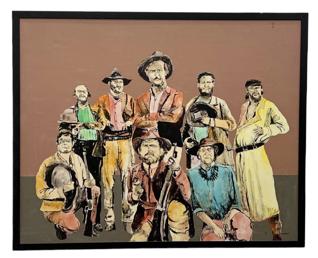 LAWRENCE CHVOTZKIN (20th c, American) New Mexico Artist Monumental Pop Art (1 of 7)