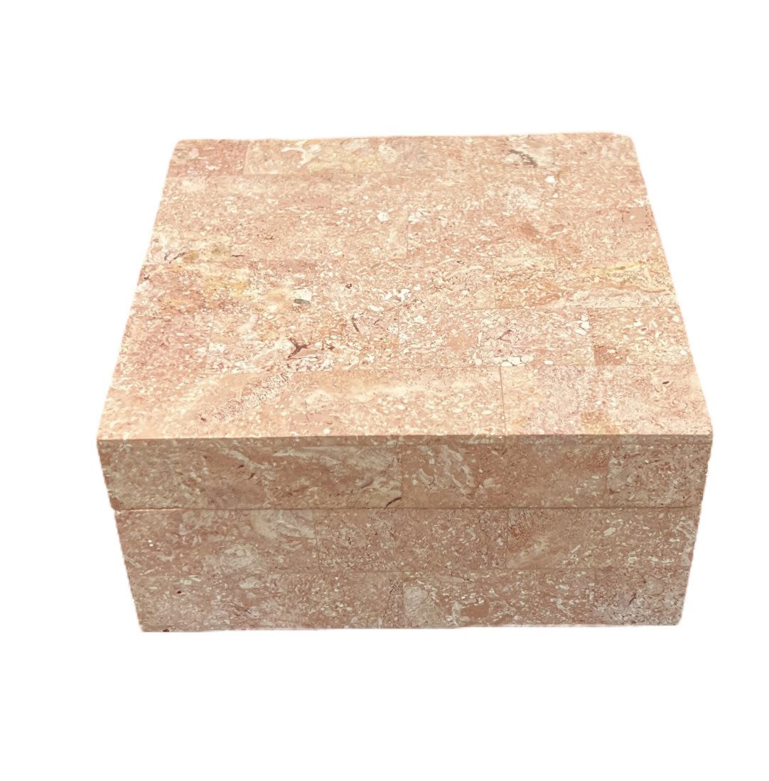 Vintage Tessellated Stone Box (1 of 4)