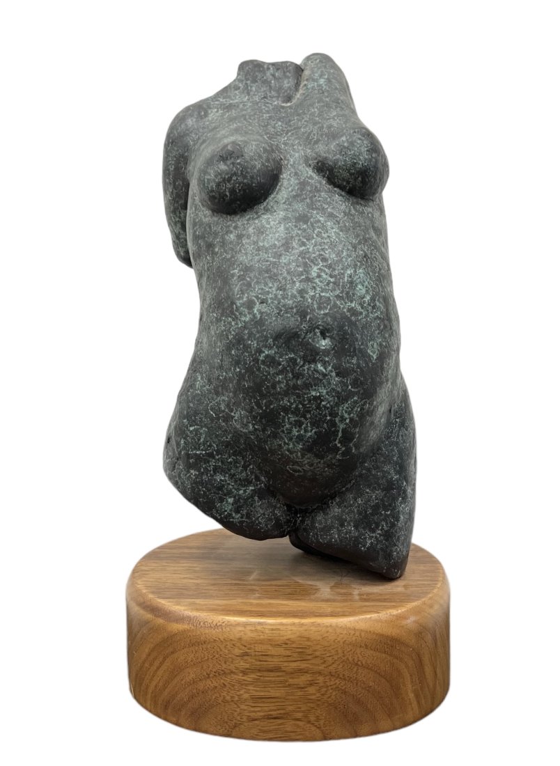 FRED DARPINO (20th c, American) Female Nude Sculpture: 11 x 5 x 5 in