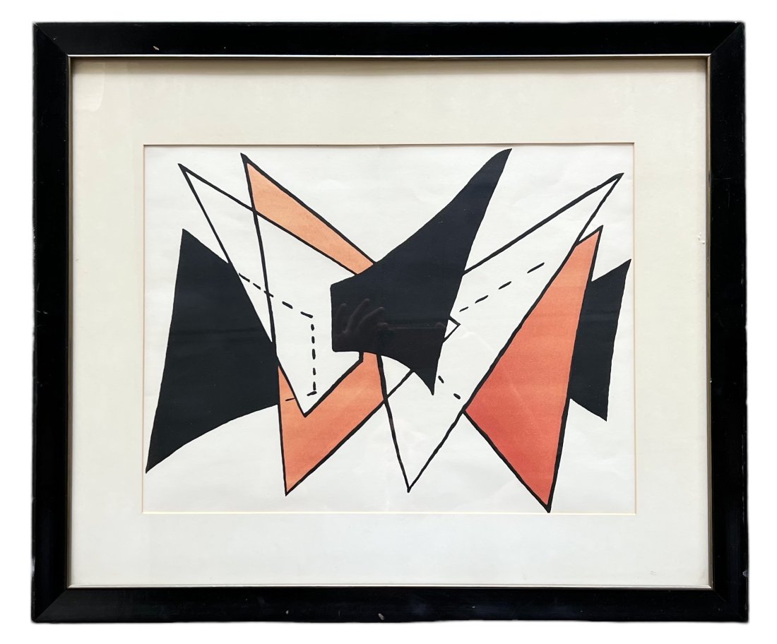 ALEXANDER CALDER "Derriere Le Miroir" Mid- Century Lithograph (1 of 3)