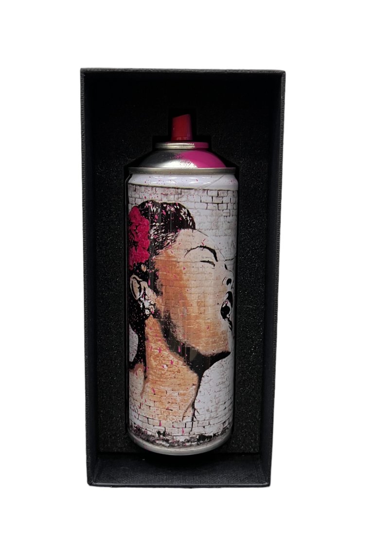 Mr. Brainwash Spray Can "Billie Is Beautiful": 7.5 x 2.5 in
