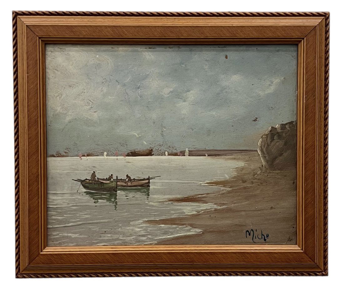 French Impressionist Coastal Landscape Signed By Unknown Artist (1 of 3)