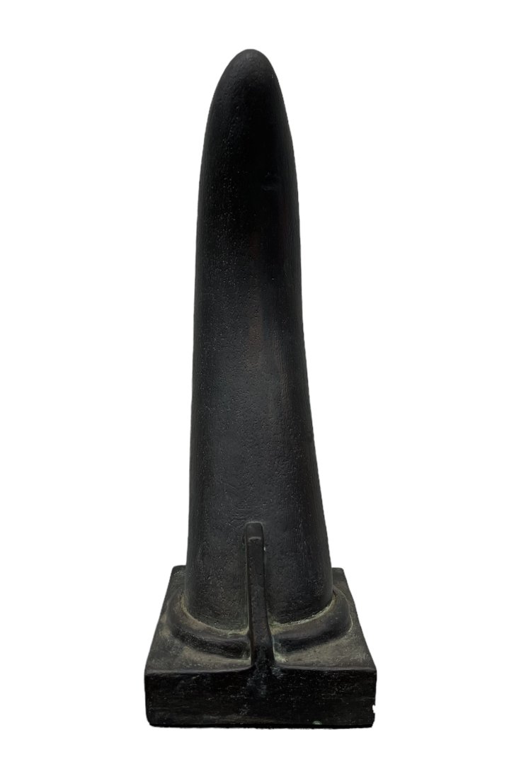 ARMANDO MARTINEZ (20th c, Cuba) Modern Ceramic Sculpture: 17 x 7 x 5.5 in