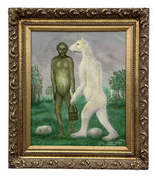 JASMIN JOSEPH (1924-2005, Haiti) Polar Bear & Ape