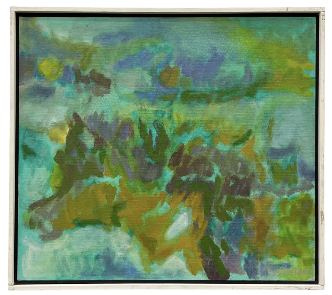 KAY BALLARD (20th c, American) Abstract, Washington Artist: Oil on canvas 18 x 16 in