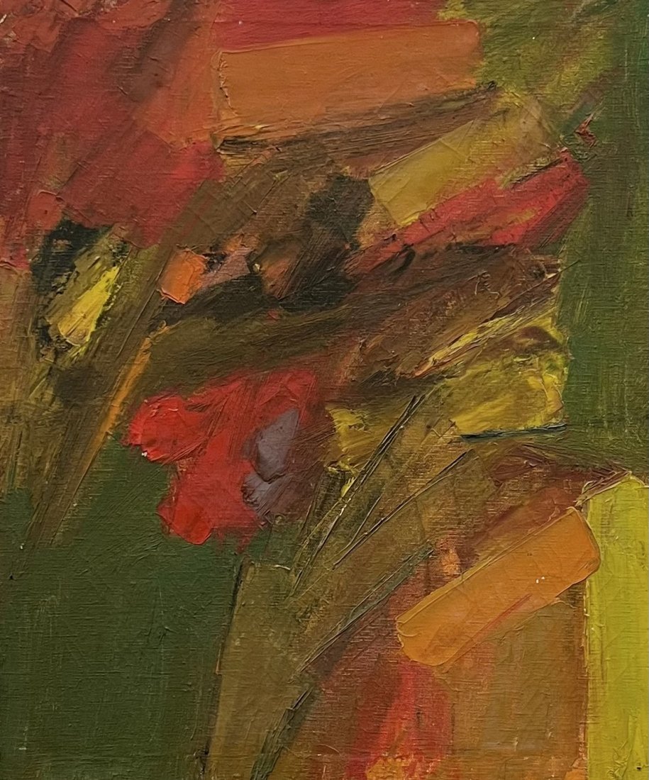 RICHARD SNYDER (20th c, American) Abstract: Oil on canvas 20 x 17 in