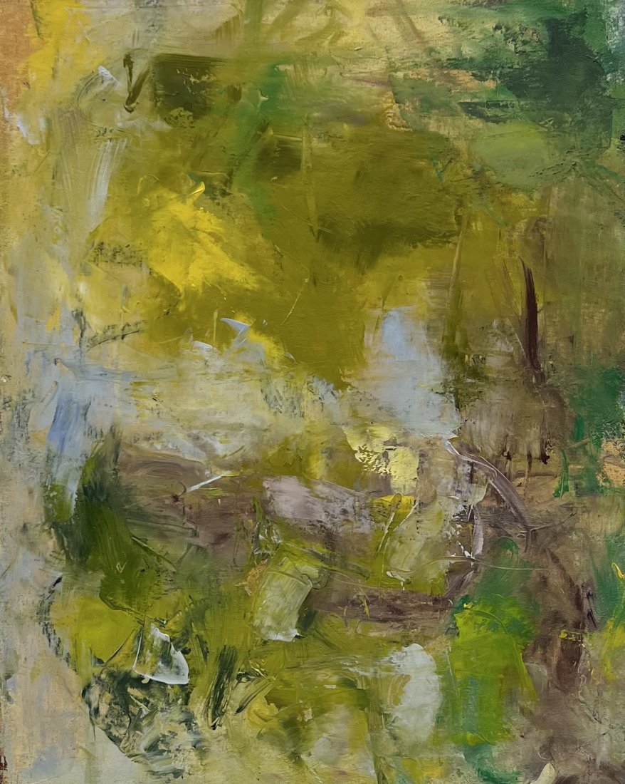 RICHARD SNYDER (20th c, American) Abstract: Oil on canvas 20 x 16 in