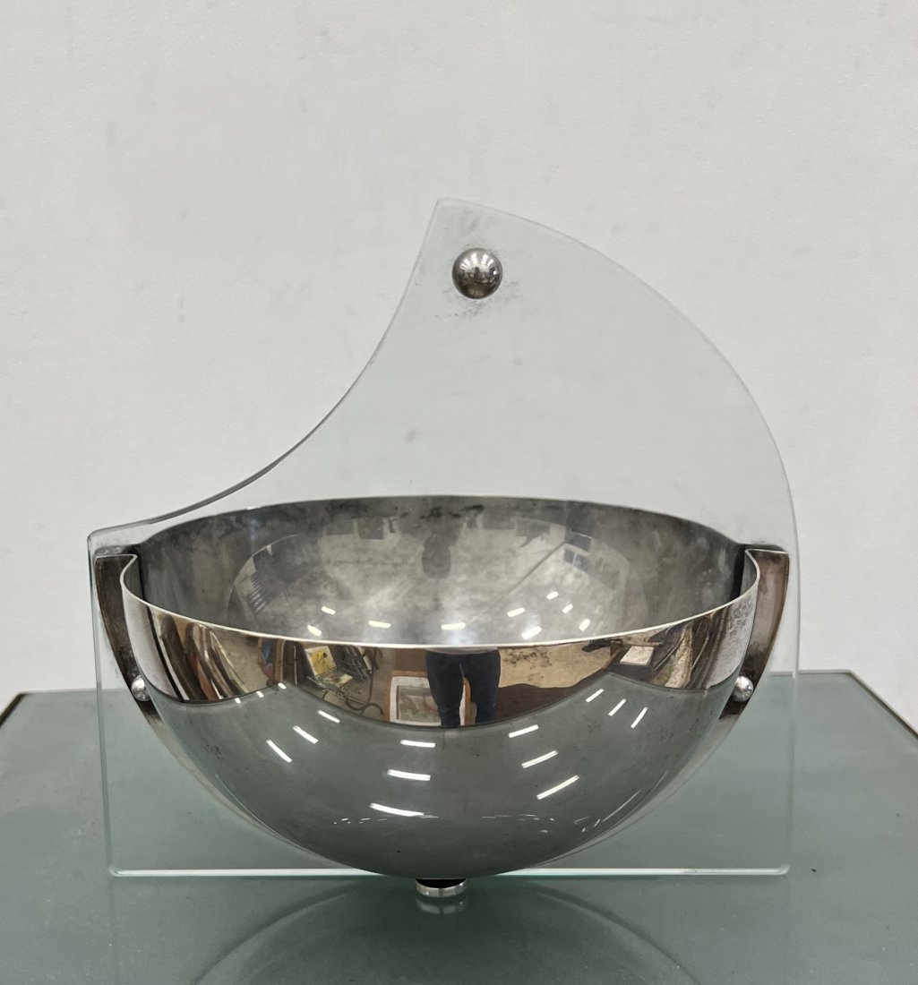 GIULIANO MALIMPENSA Mesa Mid-Century Bowl: 8 x 8 x 8 in