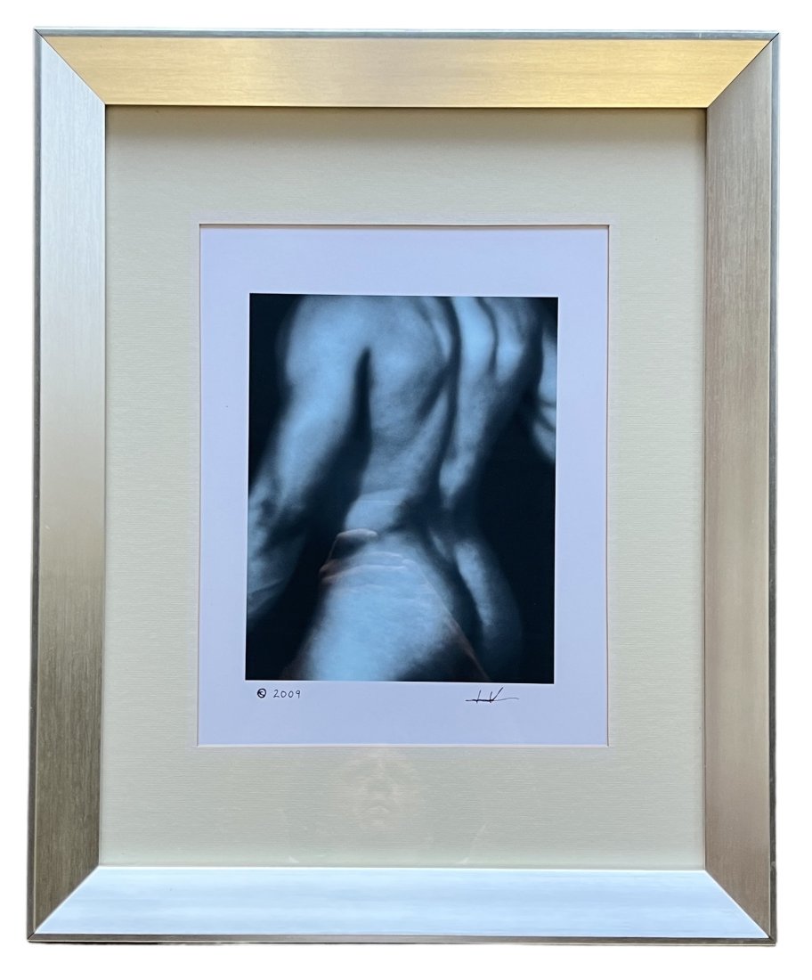 TIM RAY FISHER (20th c, American) Gay Photography, Nude Male: Size 10 x 8 in, 22.5 x 18.5 in (framed).Signed by artist. Printed by Pierre Dutertre