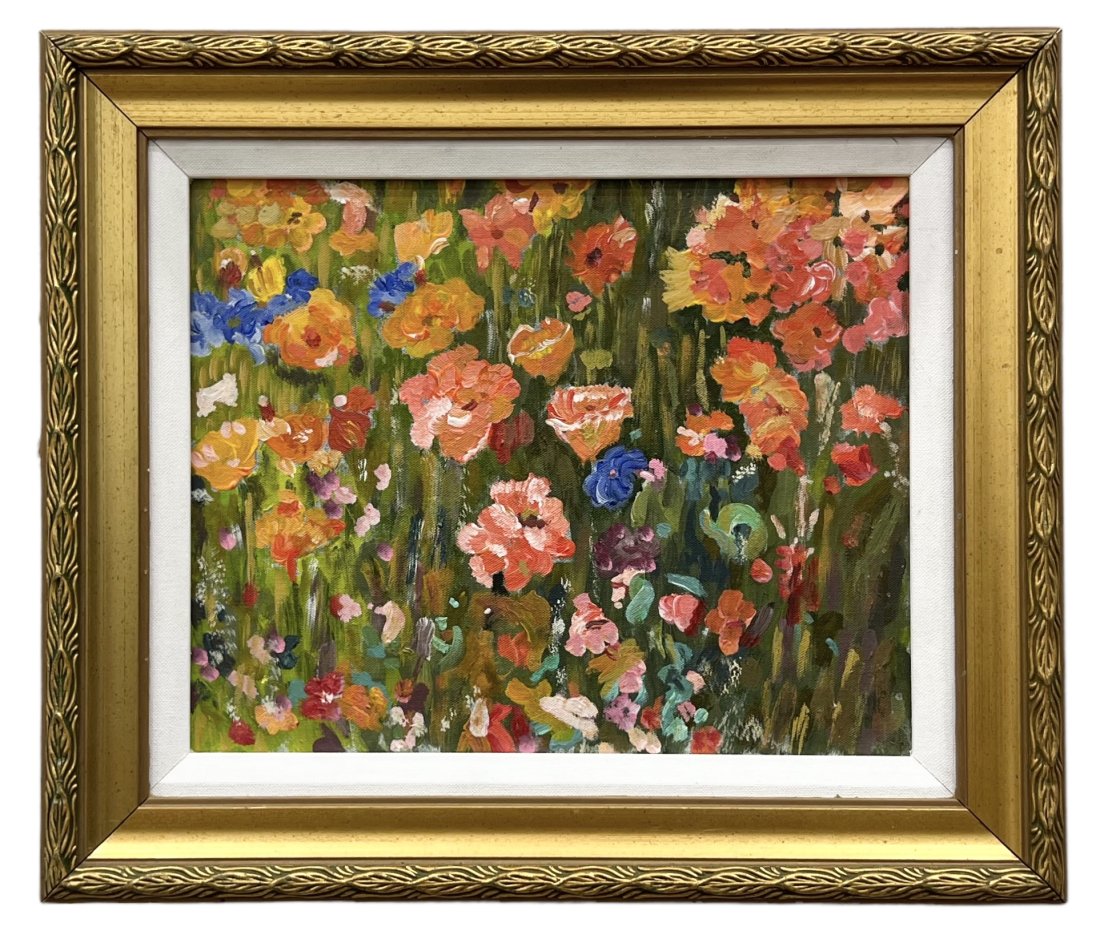 MARGOT FLEMING (20th c, American) Poppies, Floral, Florida Artist: 11.5 x 9.5 in