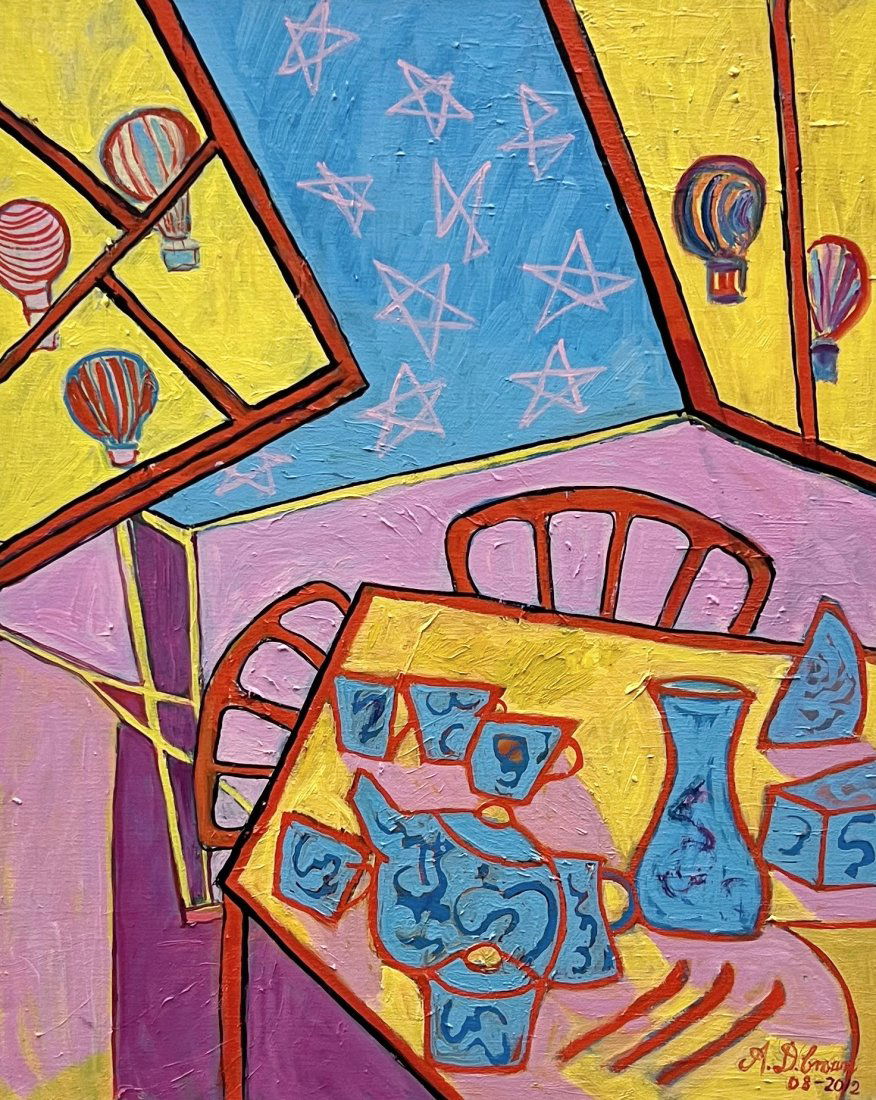 DAVID CROWN (1924-2016, American) Still Life, Gainesville Florida Artist (1 of 3)