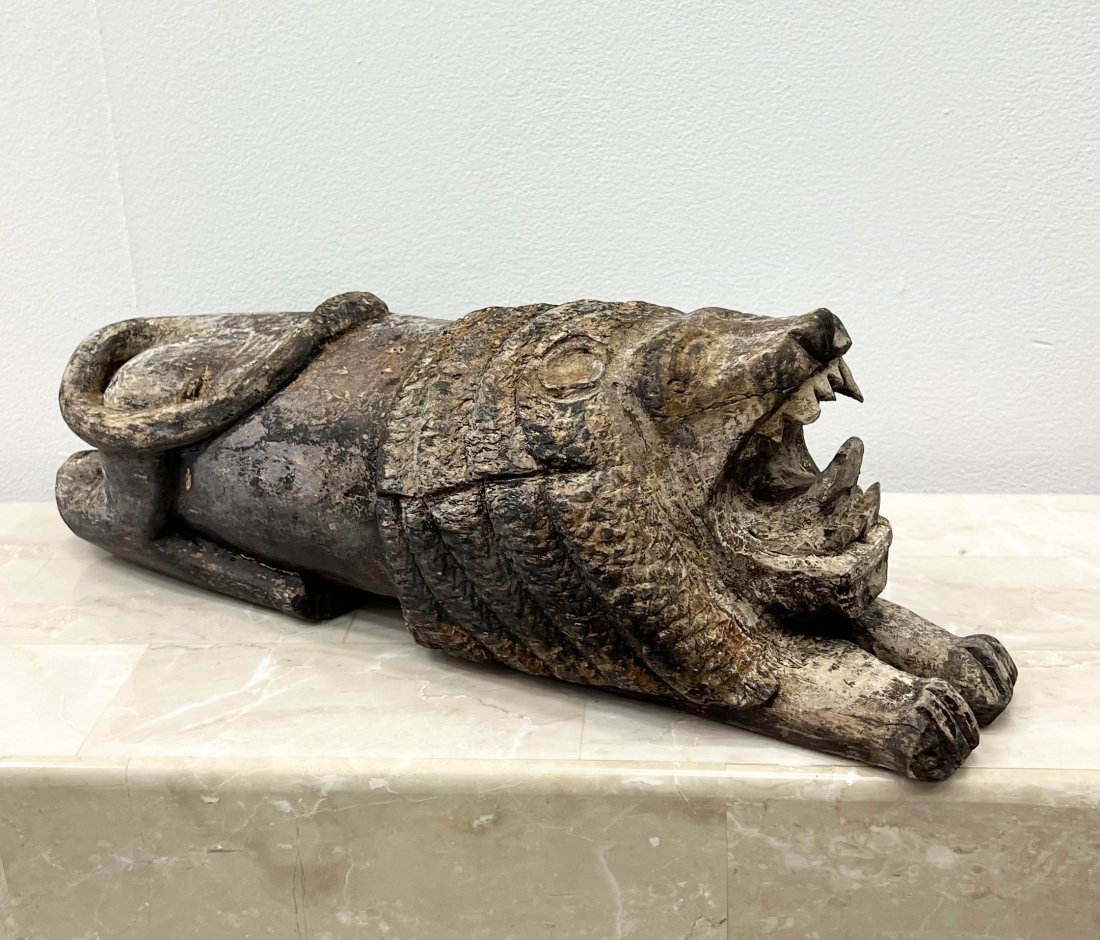Chinese Wood Carving: Size 17 x 6 x 5 in