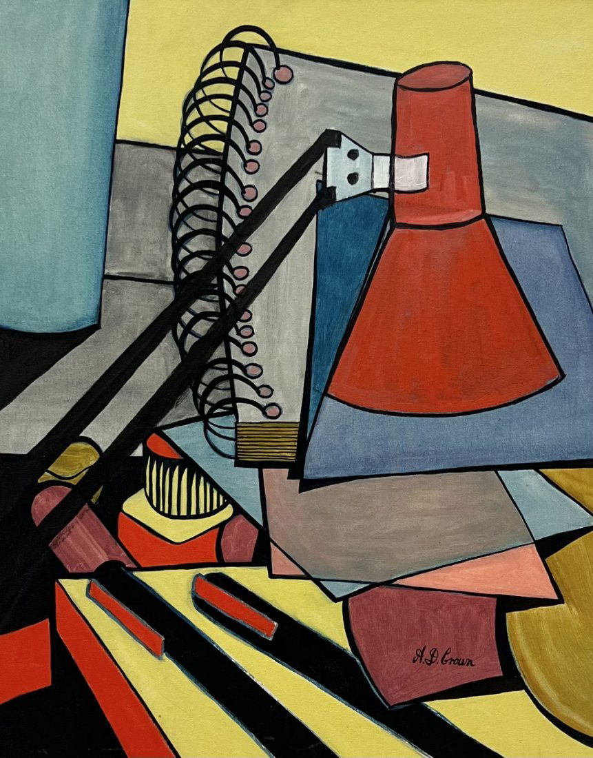 DAVID CROWN (1924-2016, American) Still Life, Gainesville Florida Artist (1 of 3)