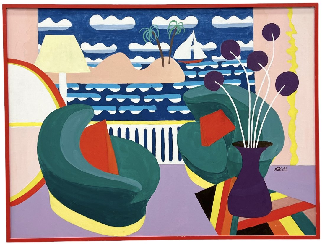 DAVID CROWN (1924-2016, American) Still Life,  Gainesville Florida Artist (1 of 3)