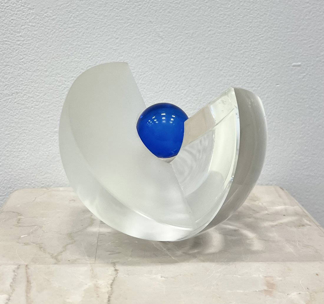 Post Modern Glass Sculpture Auction