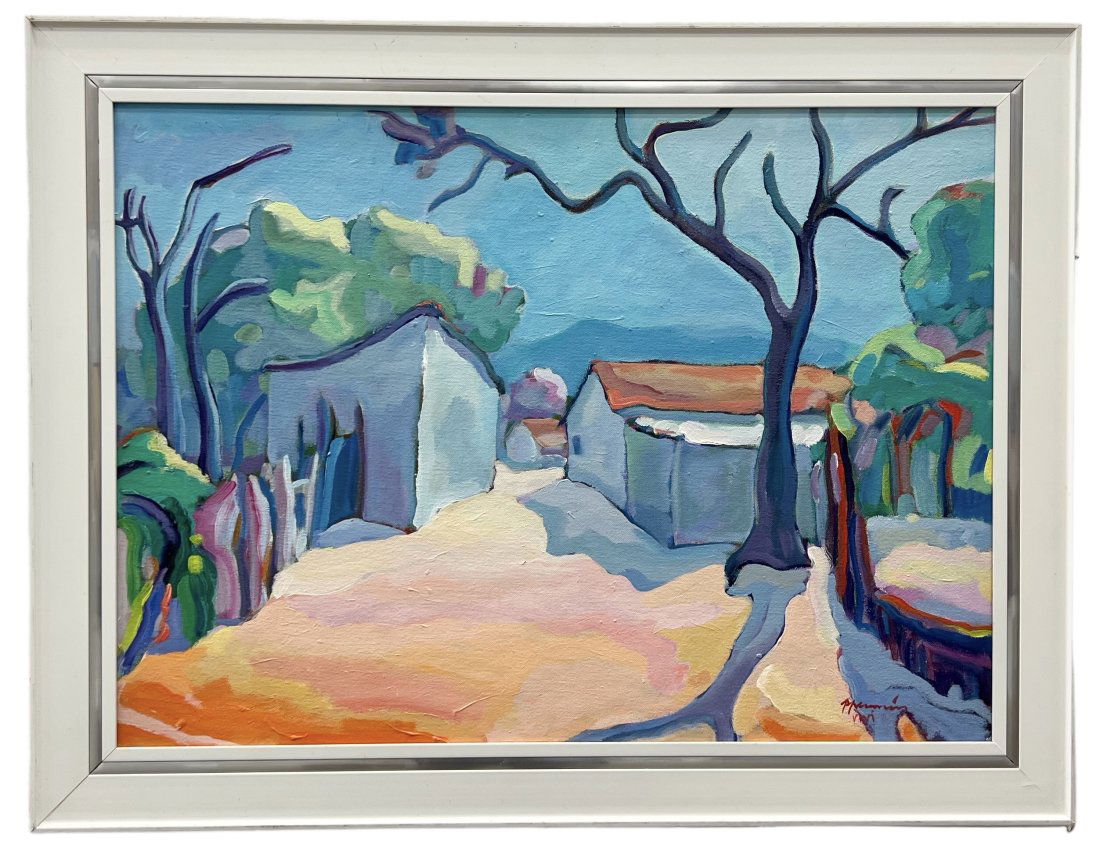 PEDRO LUIS FERMIN (20th c, Venezuela) Street Scene (1 of 4)