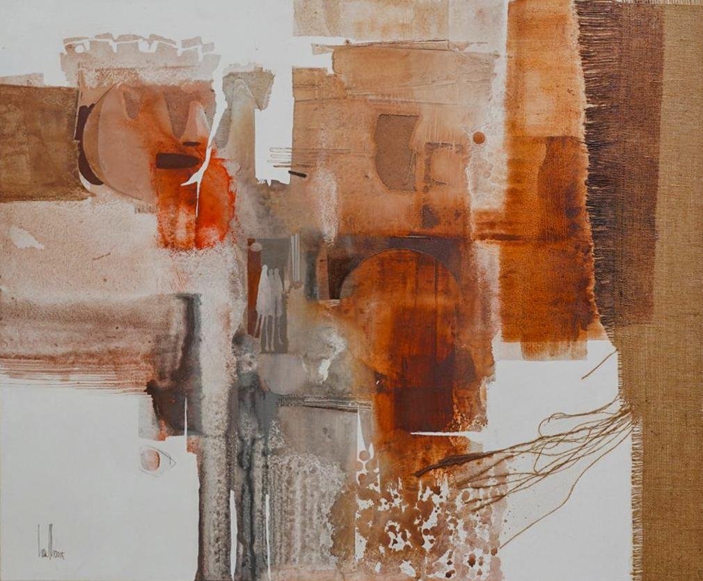 GREGORY HAWTHORNE (20th c, American) Large Abstract (1 of 2)