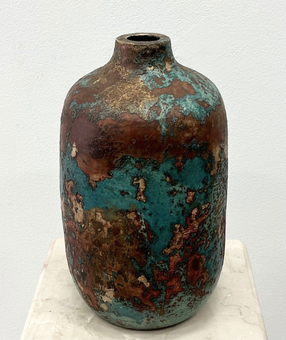 Vintage Studio Pottery Artist Signed Vase (1 of 4)