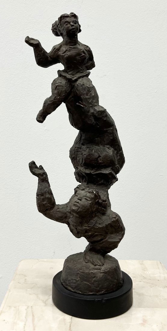 Vintage Modernist Plaster Sculpture Style Of Chaim Gross (1 of 3)