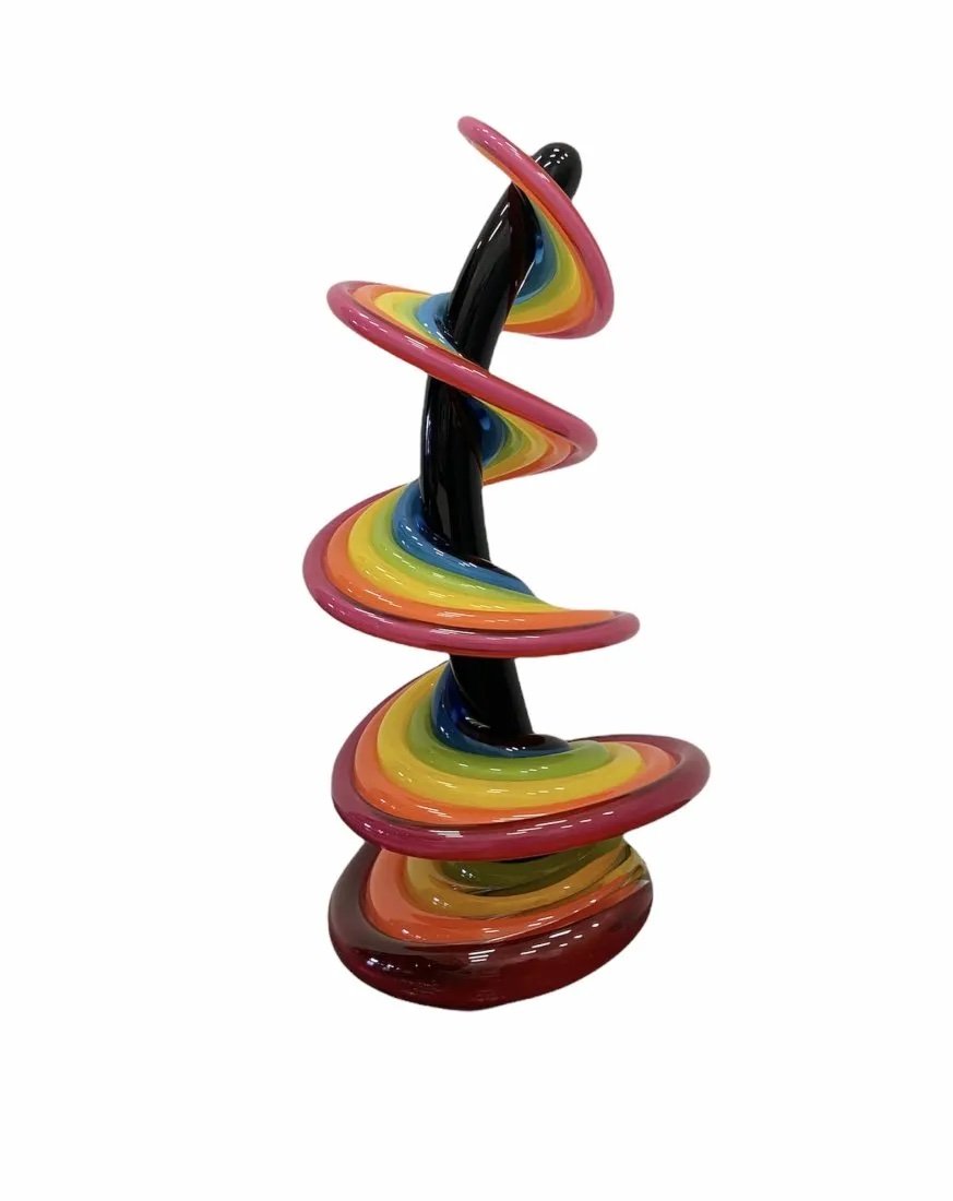 THOMAS KELLY, Rainbow Heechee Art Glass Sculpture (1 of 1)